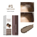 Hairline powder filling hair replacement artifact