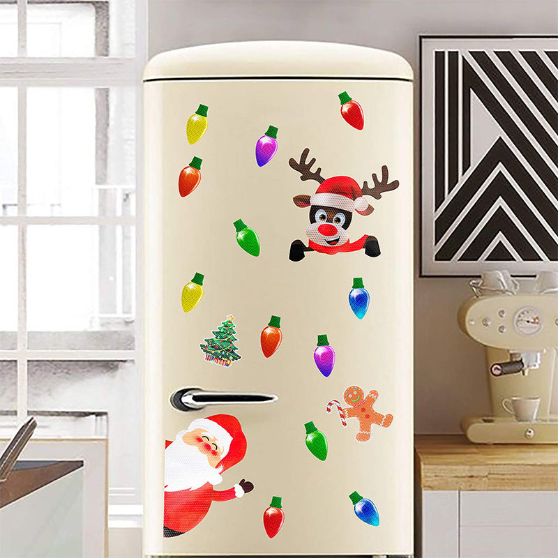 🎉Reflective Light Bulb Magnet Decoration Set🌲