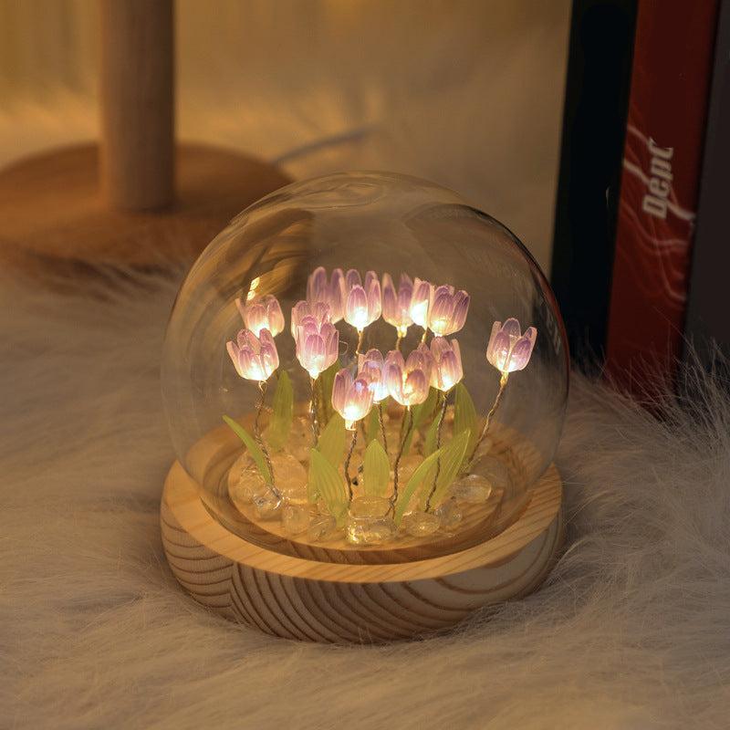 Creative DIY simulation tulip night light