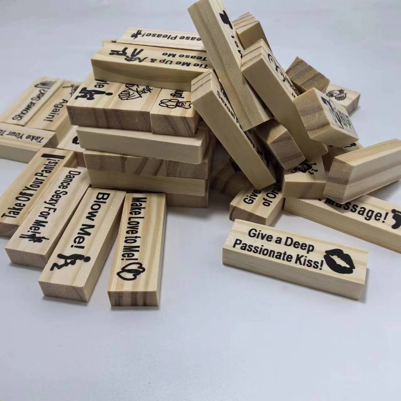 Wooden stacking blocks adult toys
