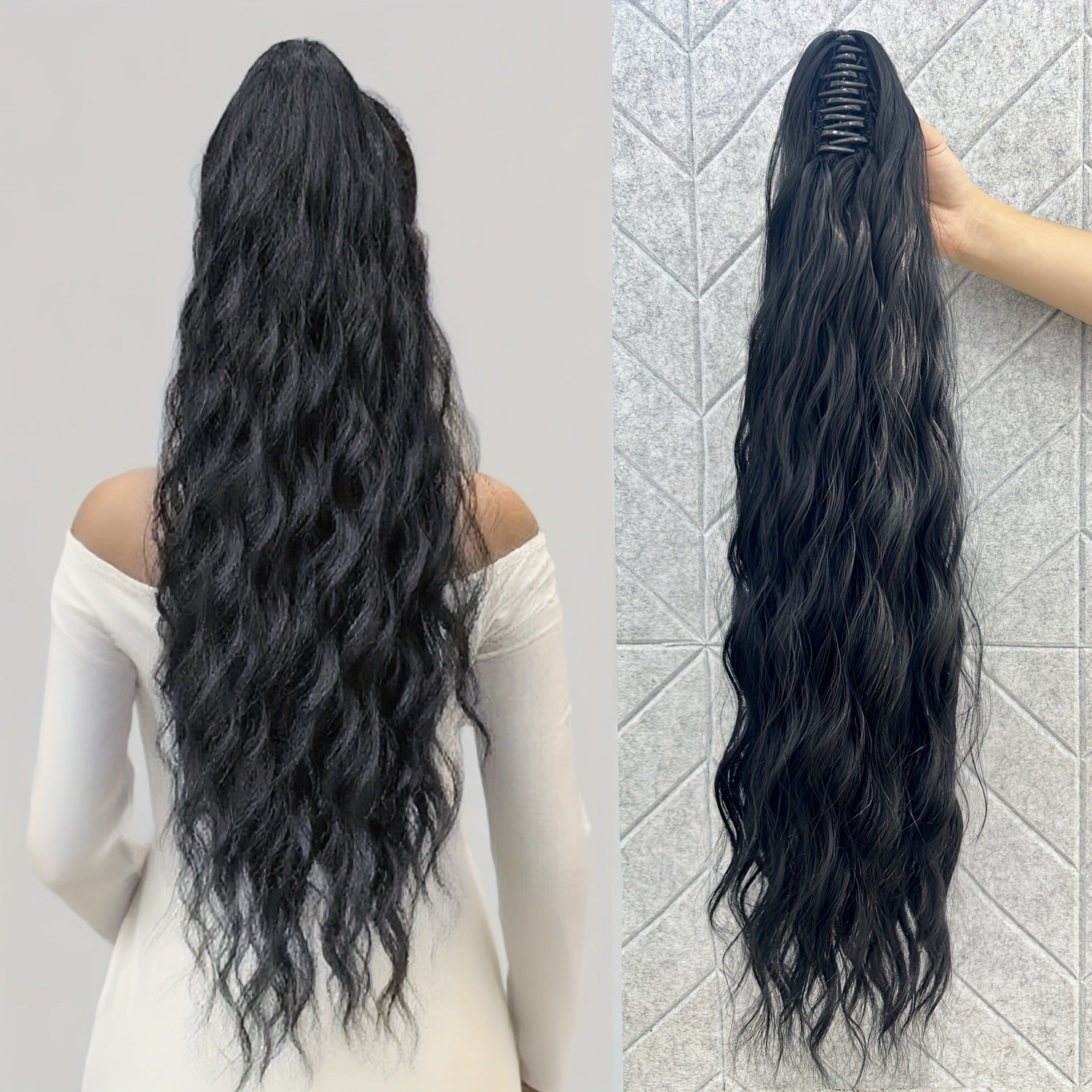 Long-length hair clip