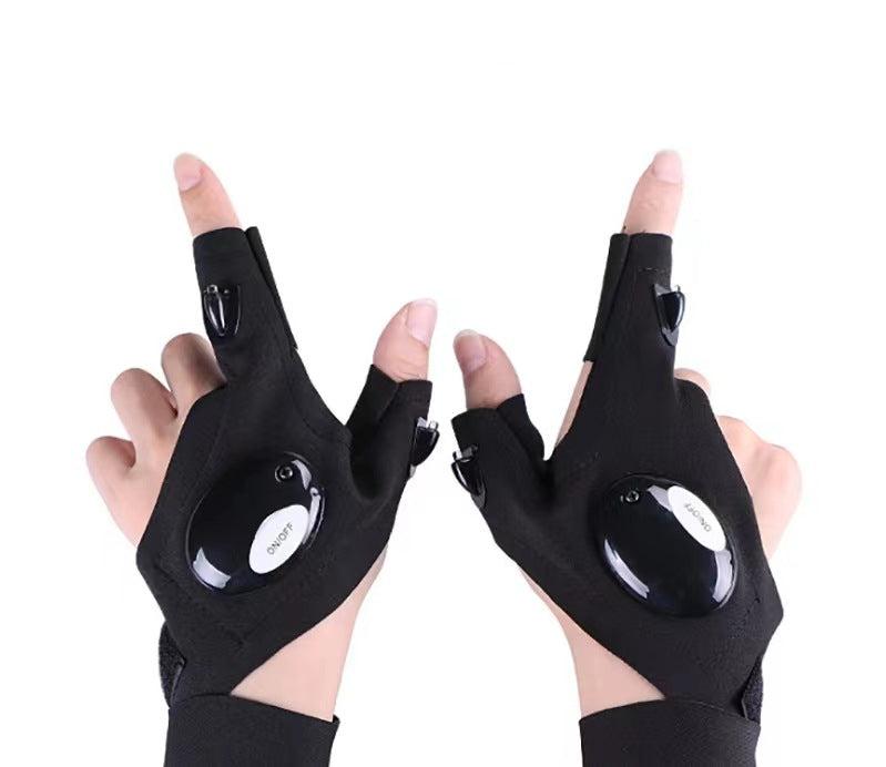 LED Flashlight Waterproof Gloves