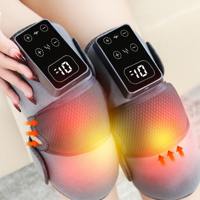 Knee pad self-heating knee massager