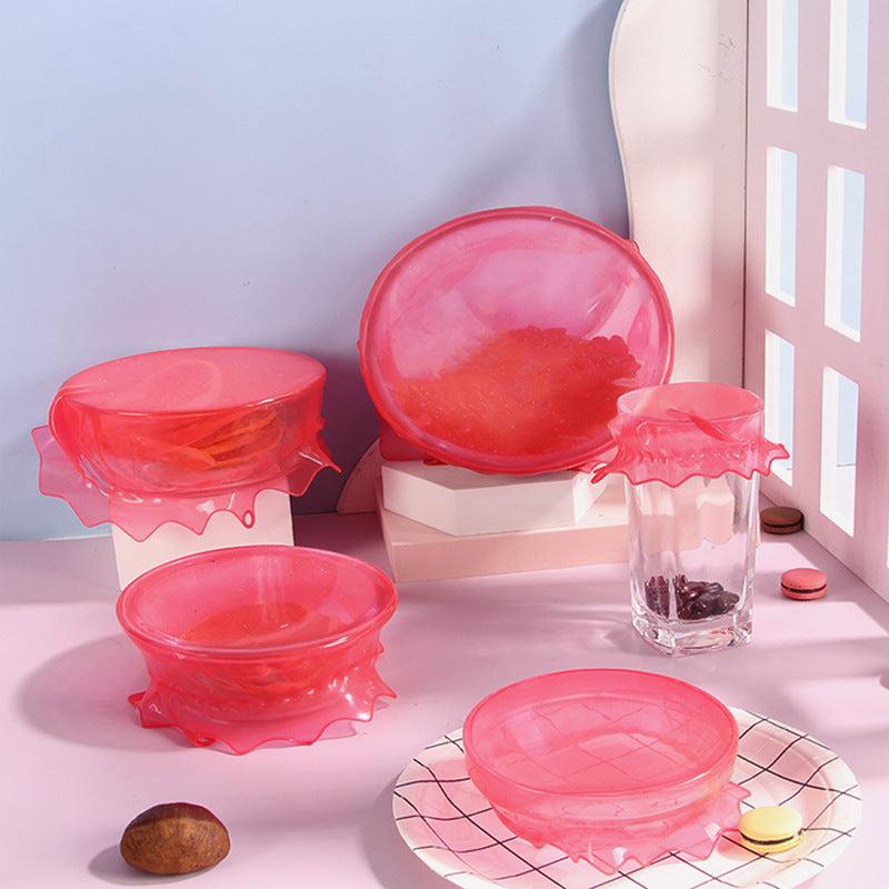 Food grade silicone fresh-keeping cover