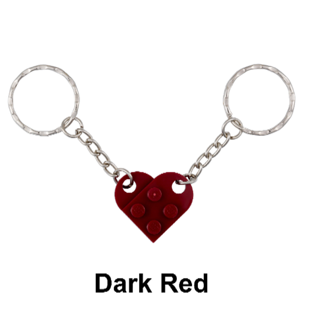 Heart key ring (set of 2)