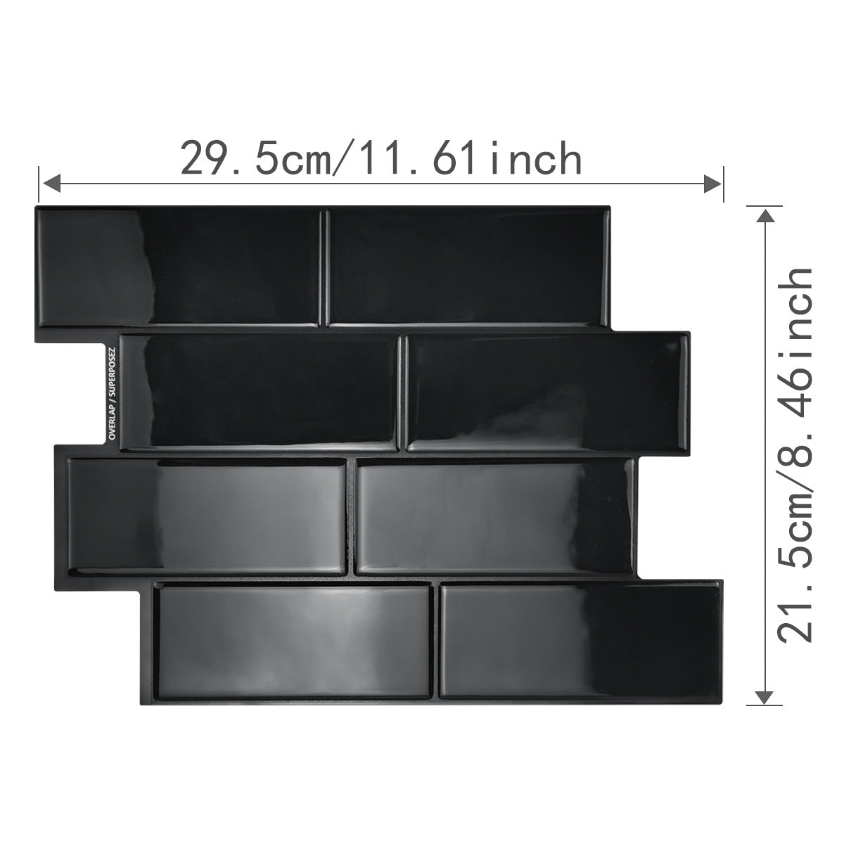 Waterproof and oil-resistant adhesive wall stickers for decoration.