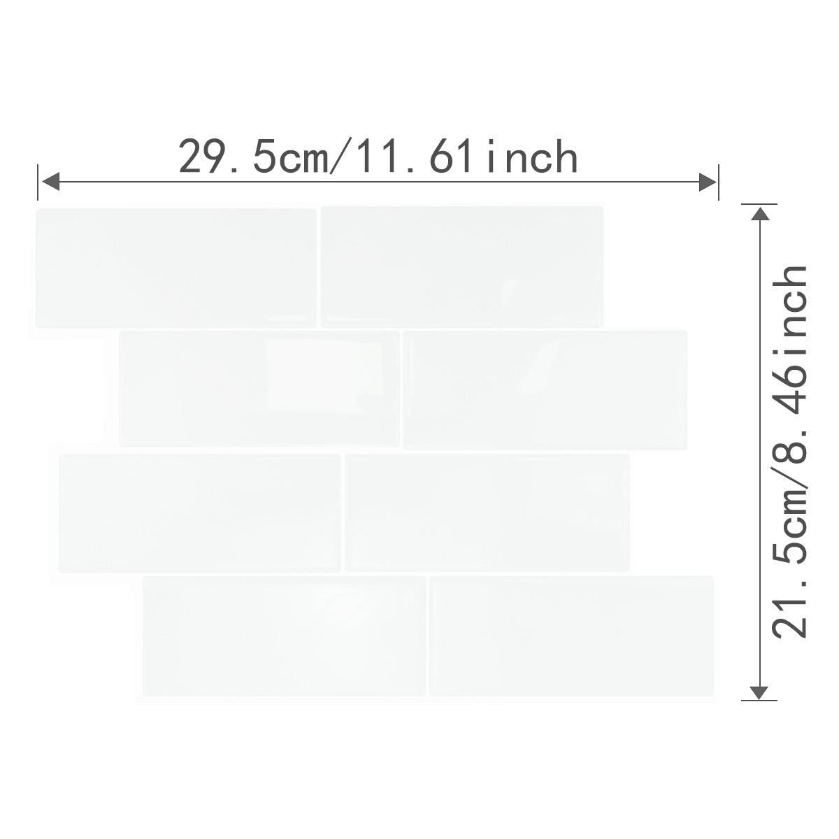 Waterproof and oil-resistant adhesive wall stickers for decoration.