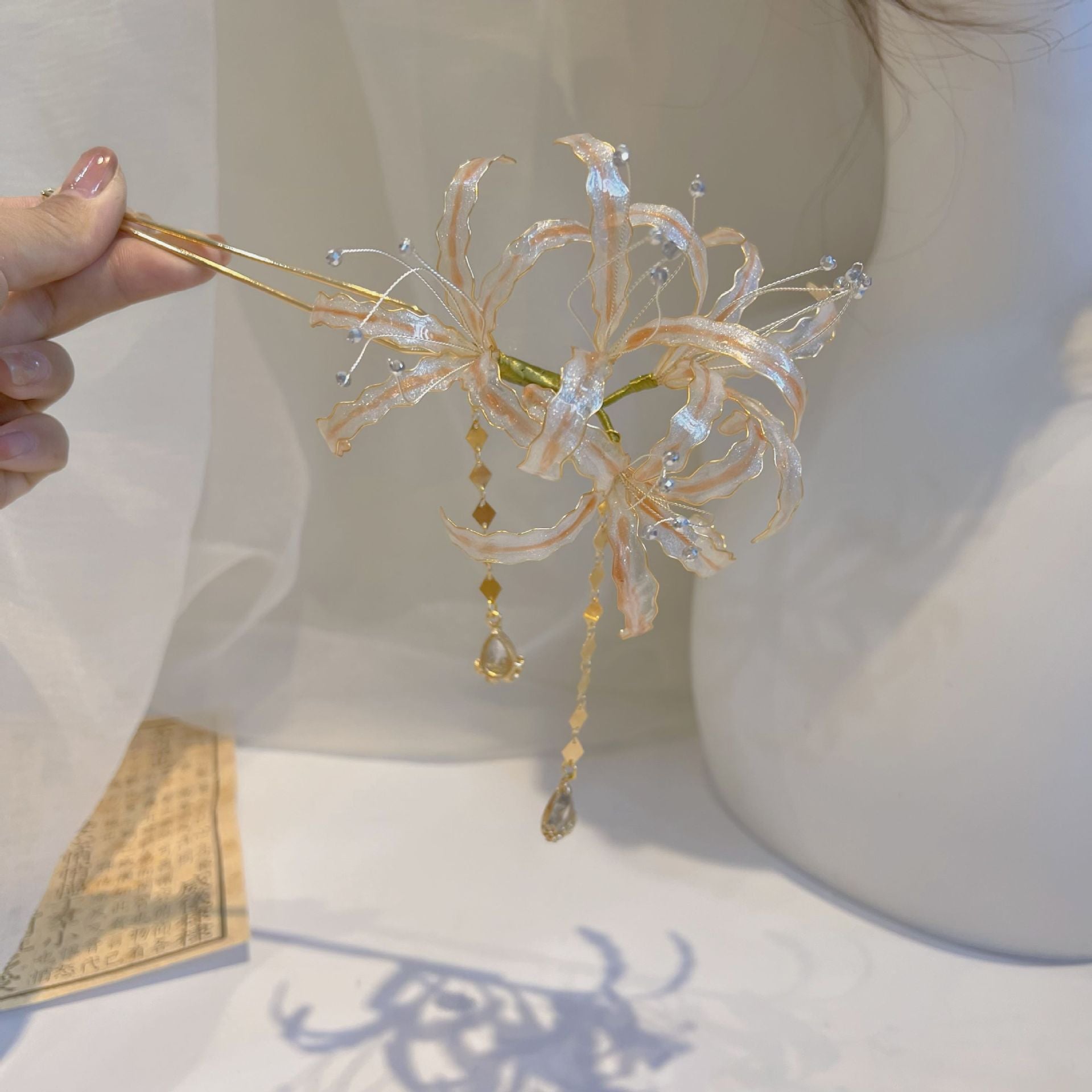 Handmade hairpin headdress