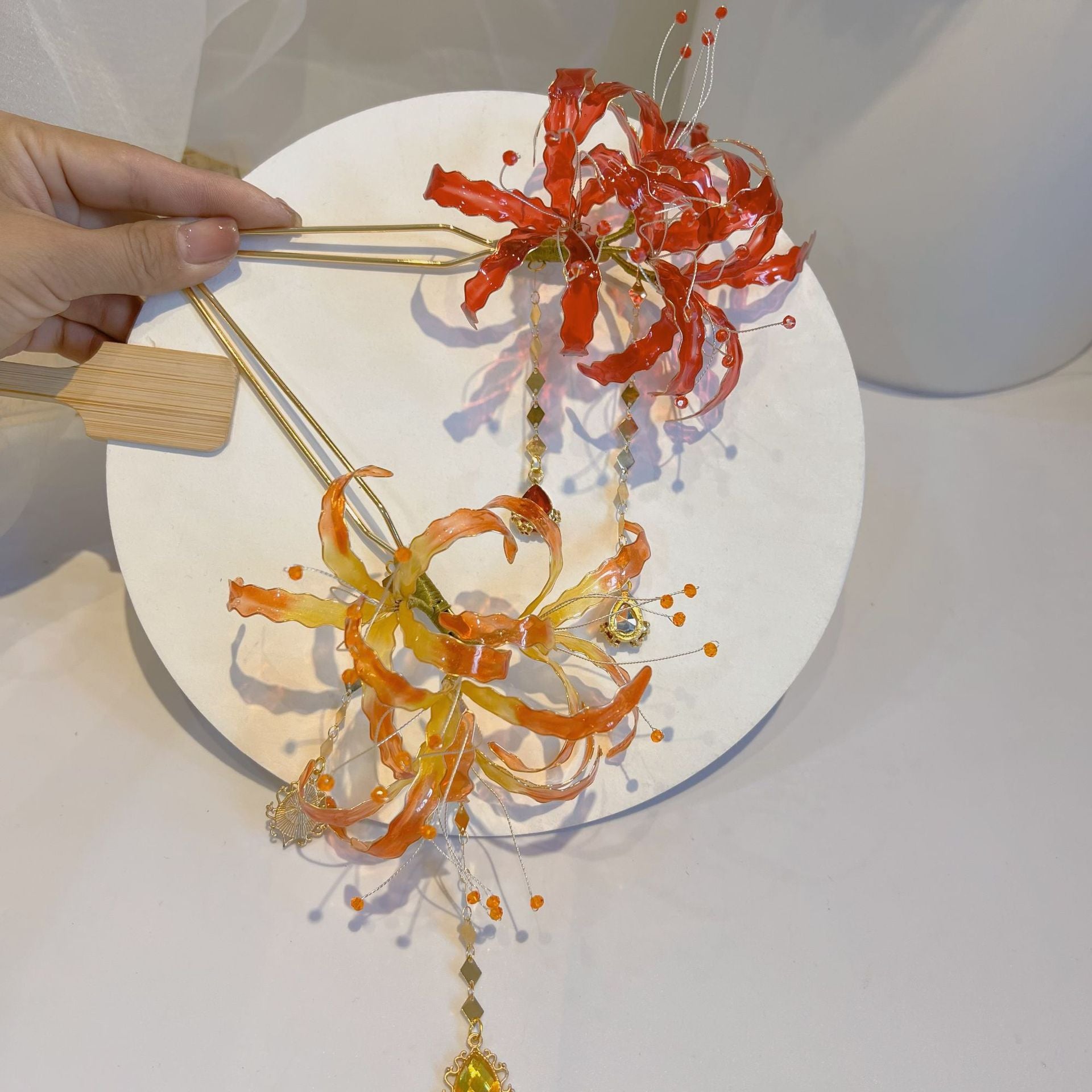 Handmade hairpin headdress
