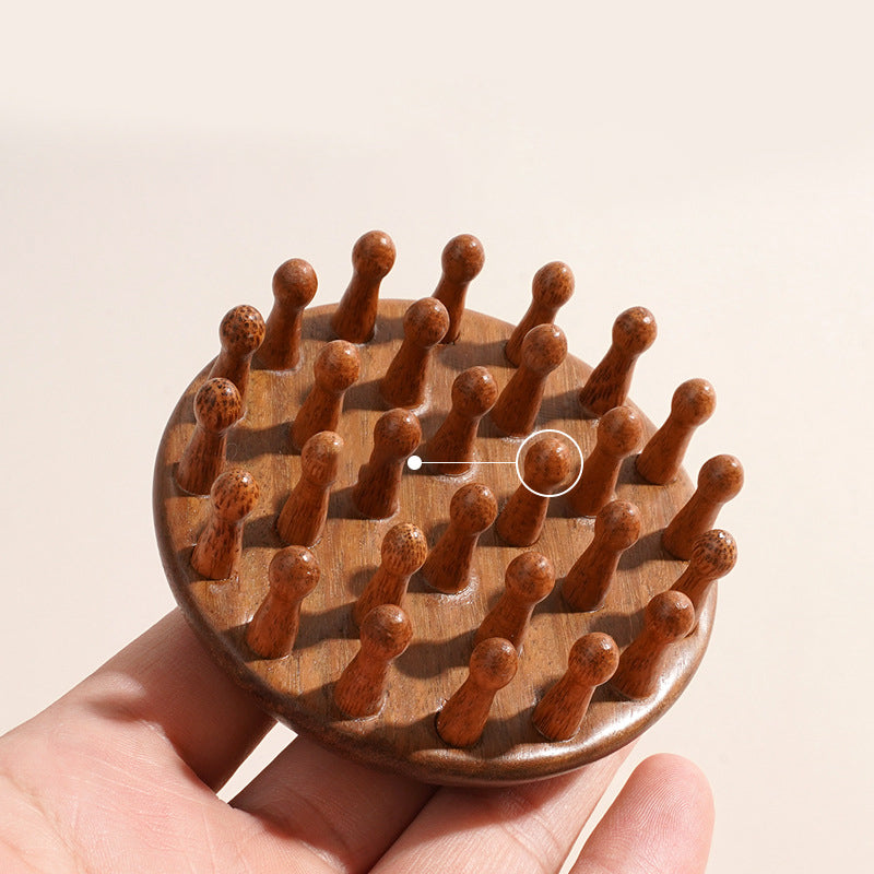 Solid Wood Meridian Massage Comb