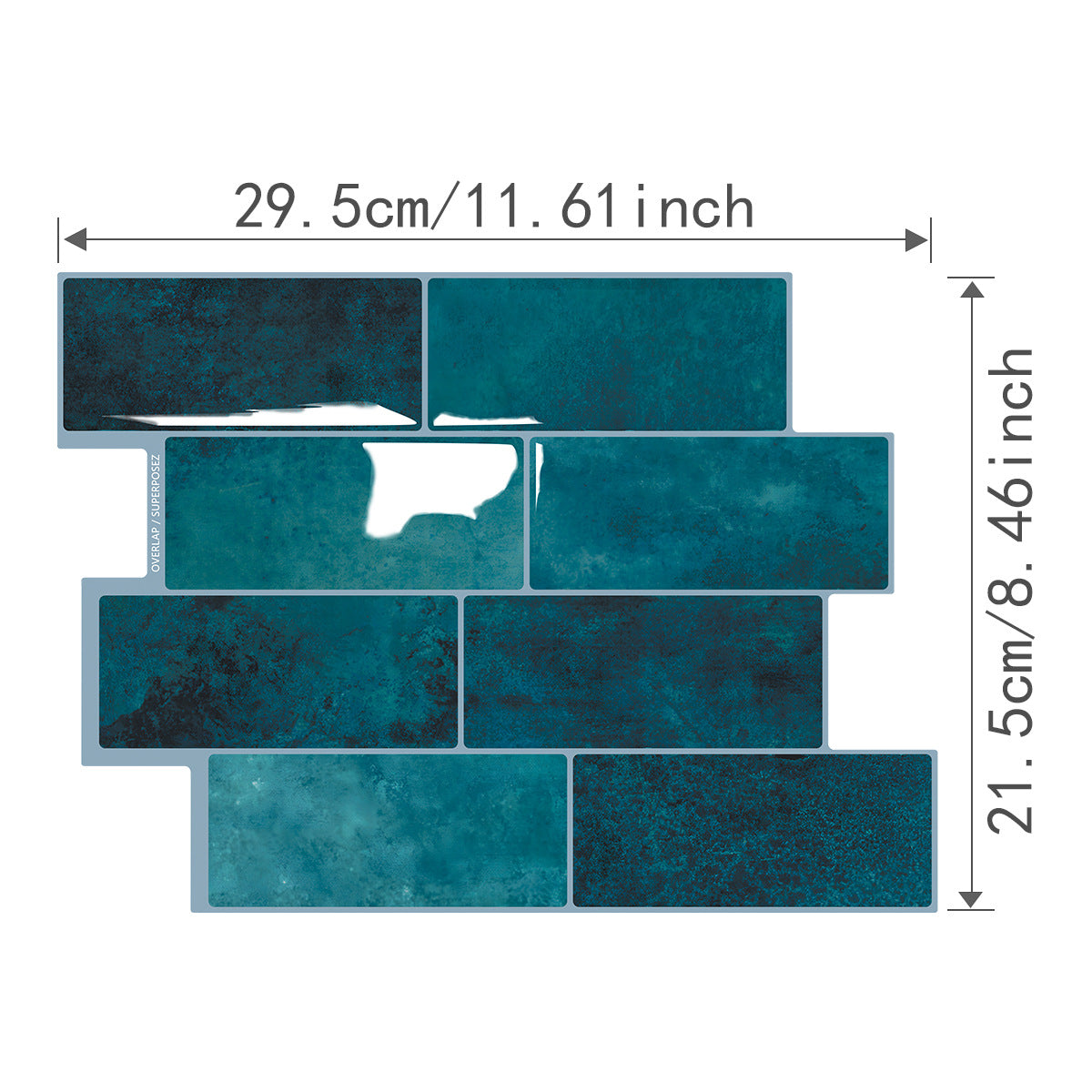 Waterproof and oil-resistant adhesive wall stickers for decoration.