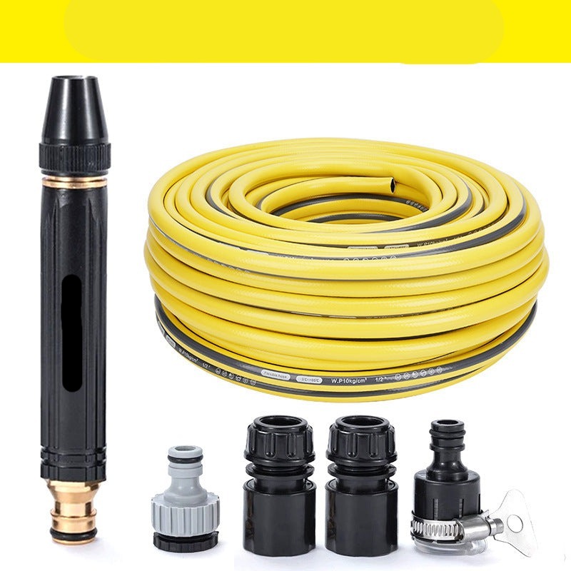 High quality professional pressure water nozzle with metal hose