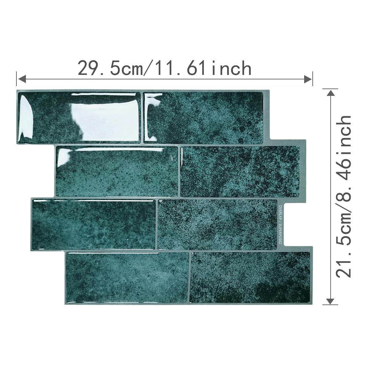 Waterproof and oil-resistant adhesive wall stickers for decoration.