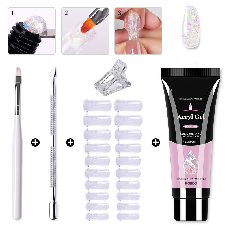 Nail Art Crystal Extension Glue Tools