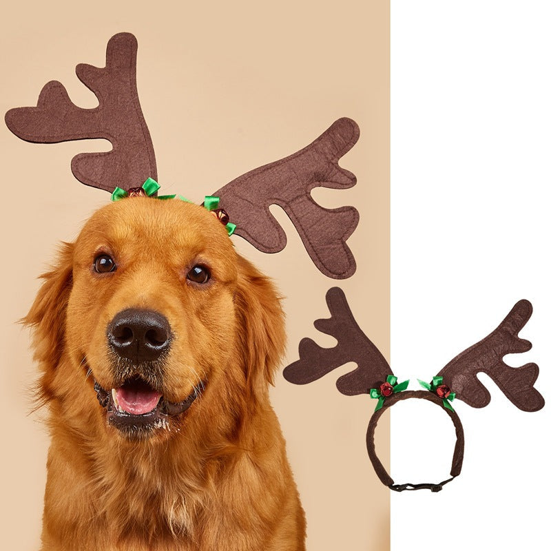 Christmas Dog Cat Headband Headdress