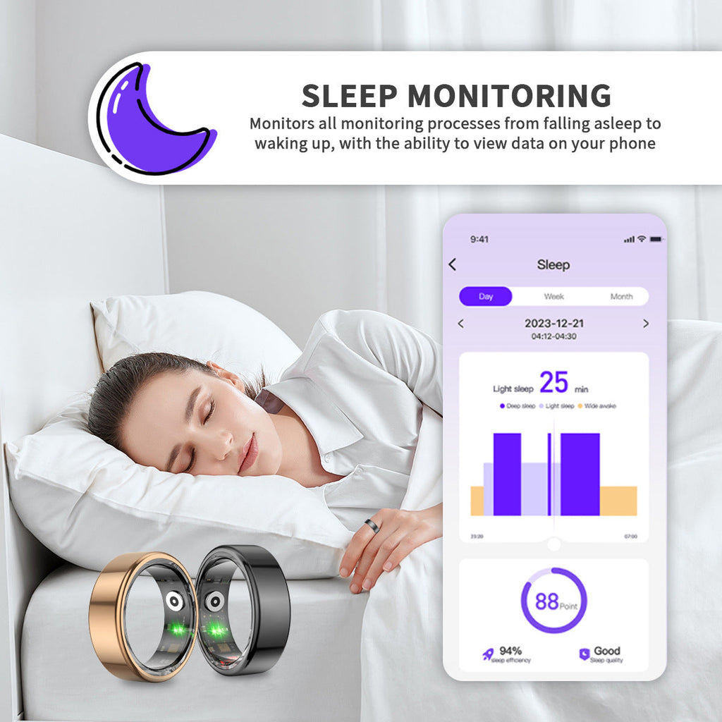 waterproof smart ring blood oxygen ring