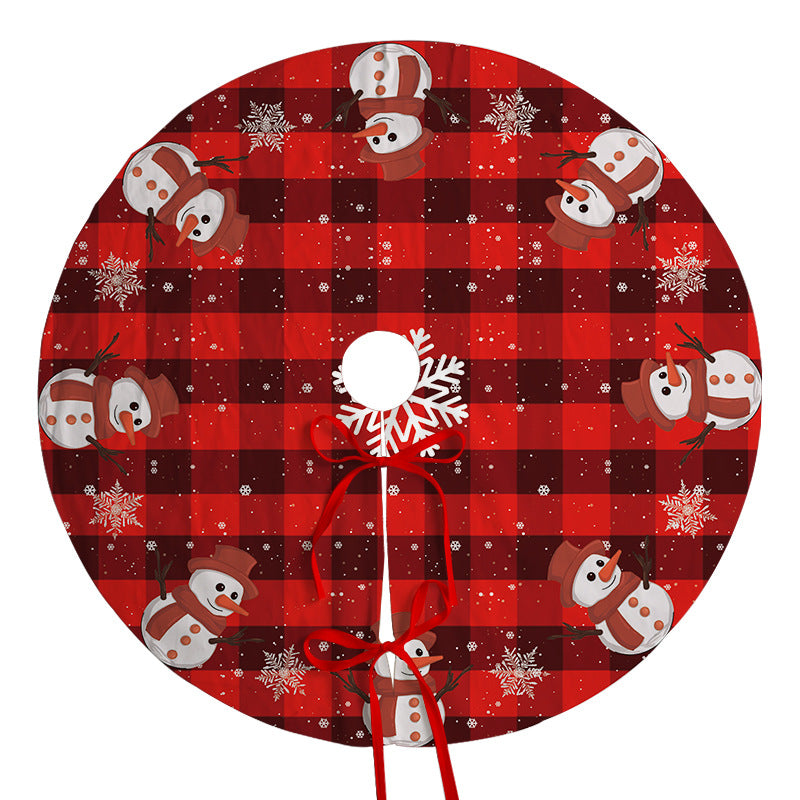 Christmas tree skirt holiday party scene decoration
