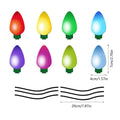 🎉Reflective Light Bulb Magnet Decoration Set🌲