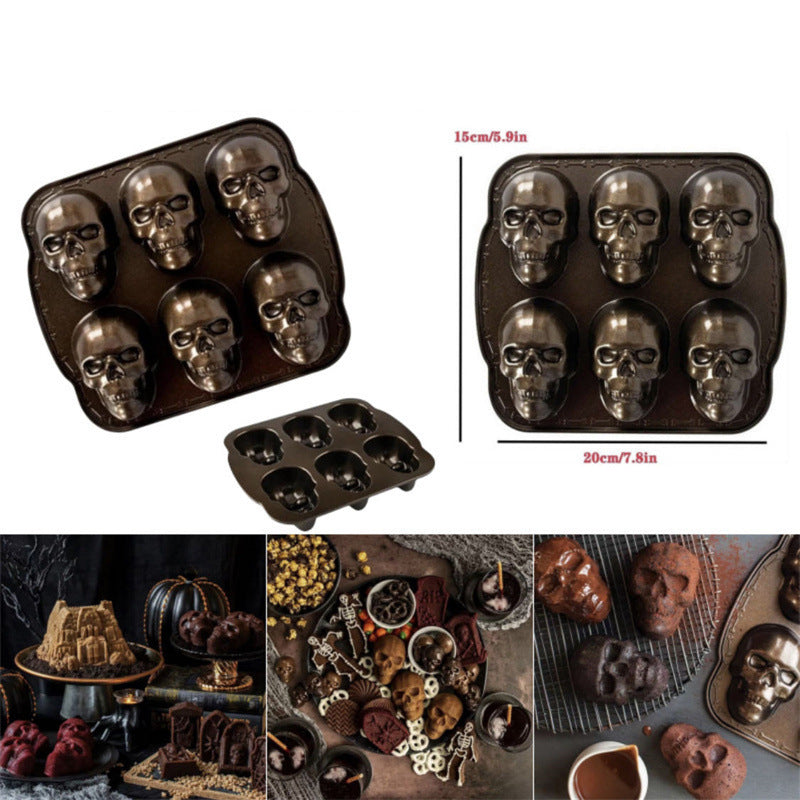 3D Gold Skull Mold