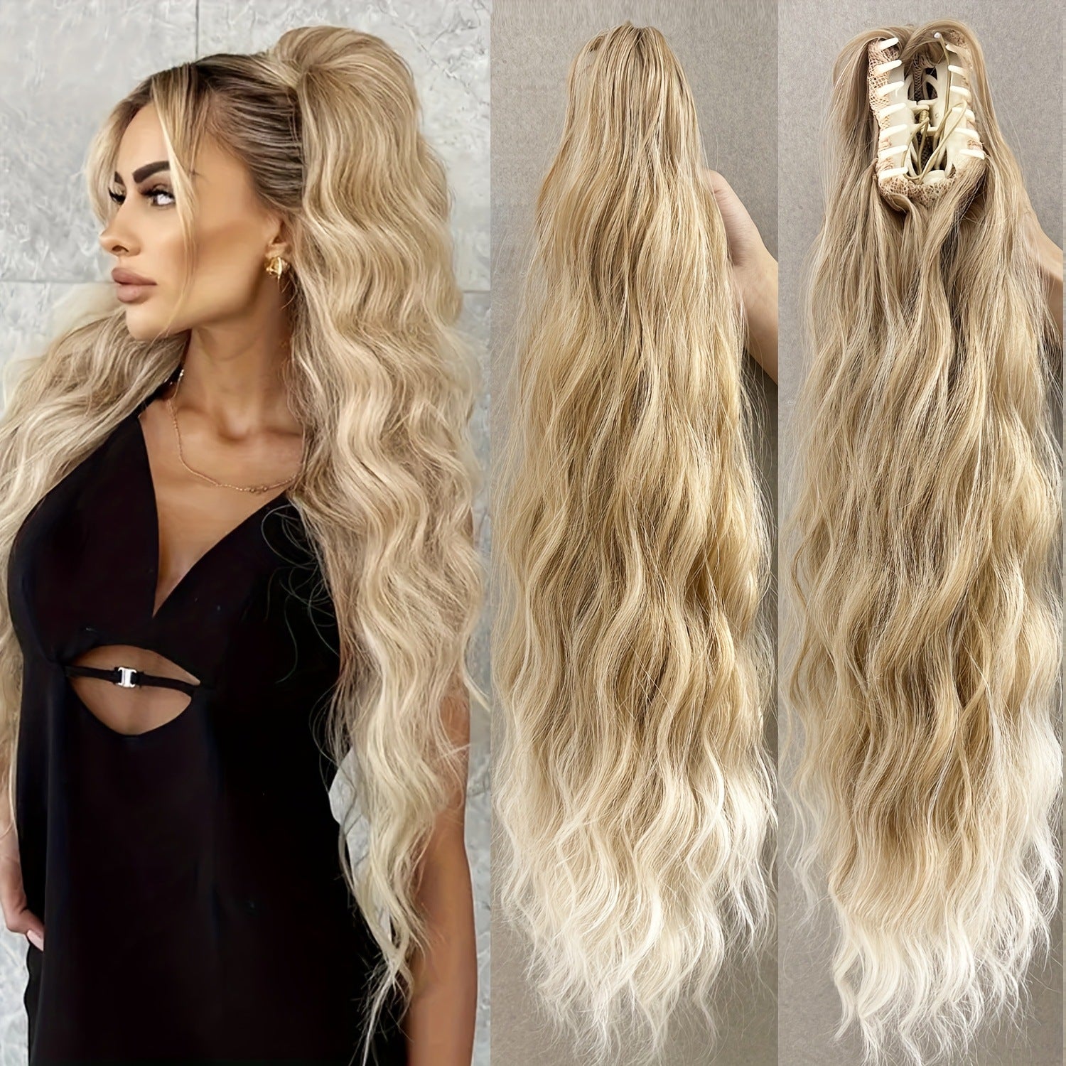 Long-length hair clip