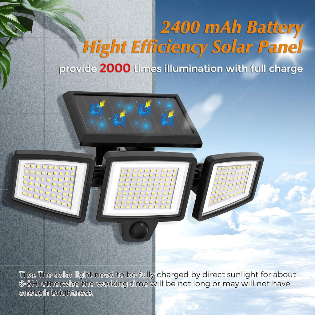 Solar-powered outdoor lights