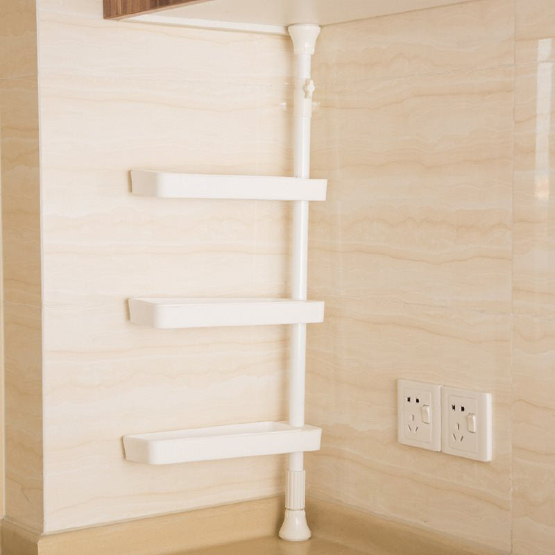 Nail-free retractable rotatable storage rack