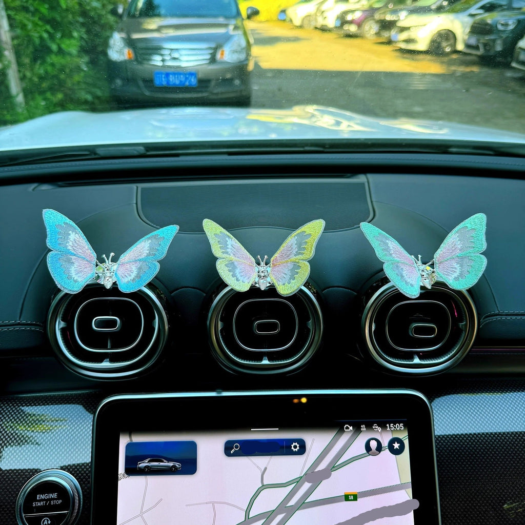 Moving butterfly car decoration ornaments