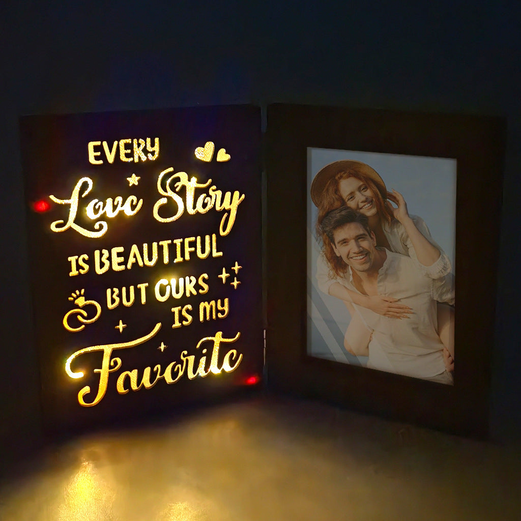 Christmas Gift-Luminous Photo Frame Ornaments