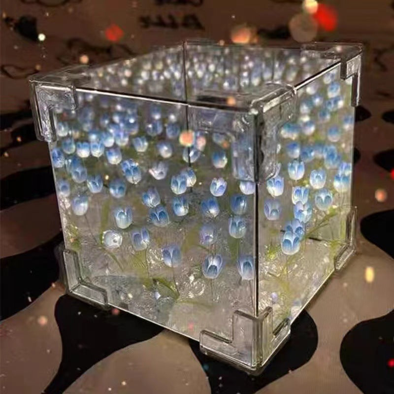 Creative DIY simulation tulip night light