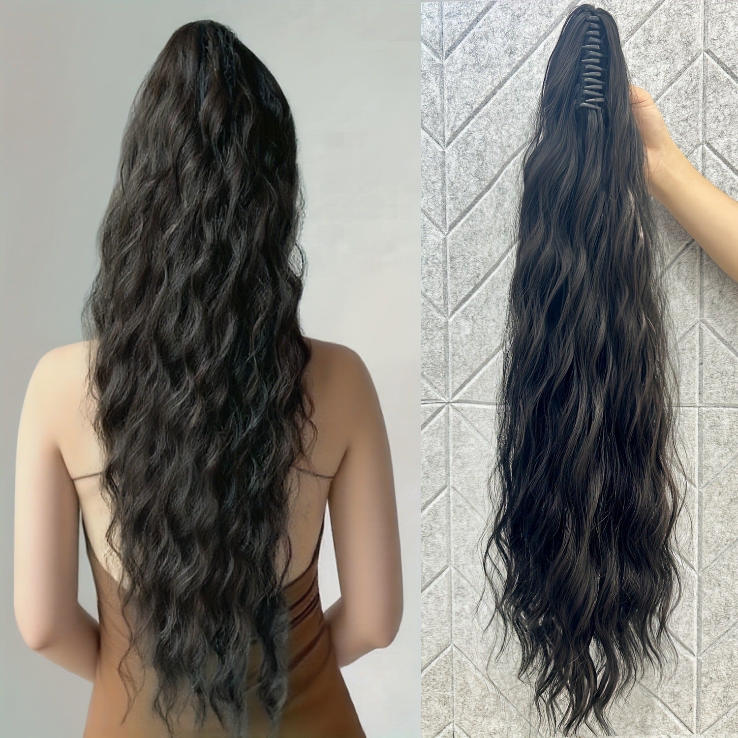 Long-length hair clip