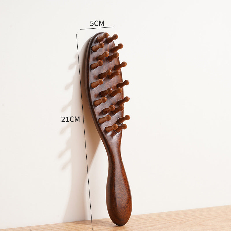 Solid Wood Meridian Massage Comb