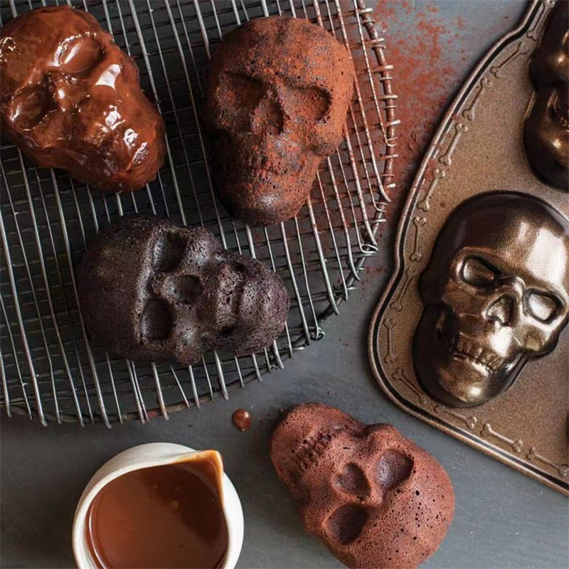 3D Gold Skull Mold