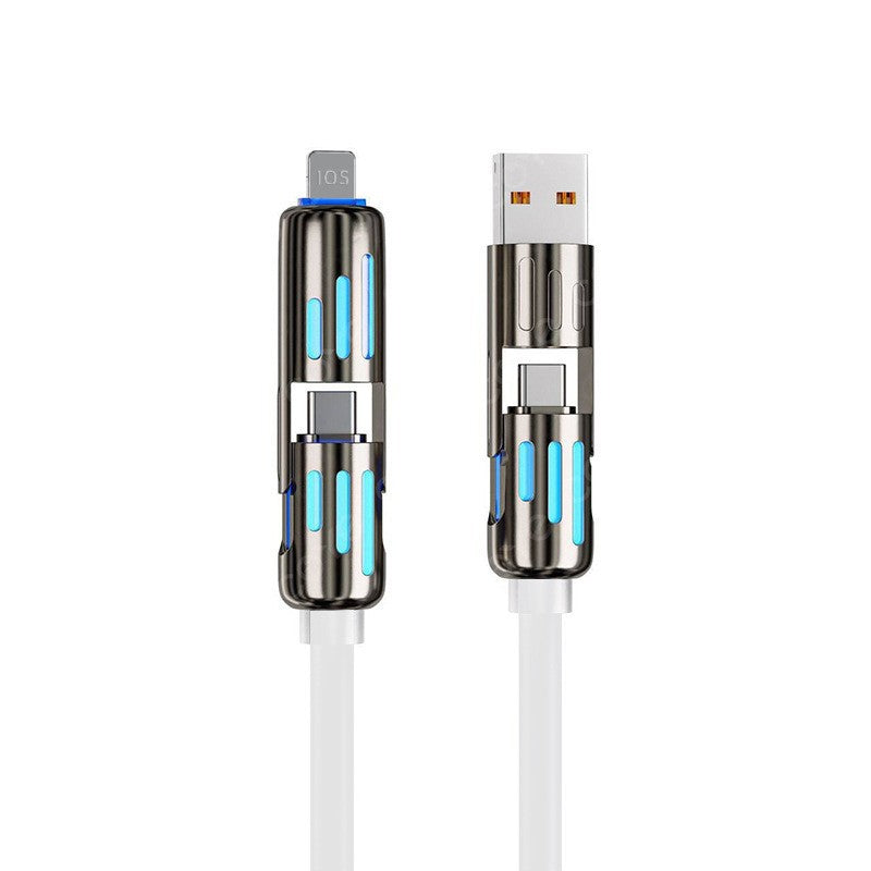 240W four-in-one charging cable