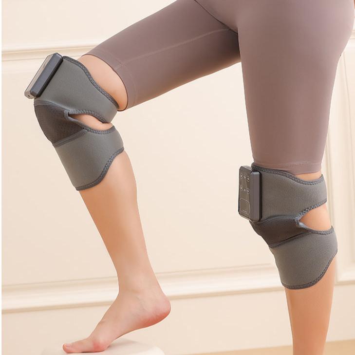 Knee pad self-heating knee massager