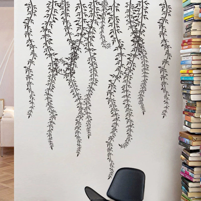 Removable vine sticker wall decoration background sticker