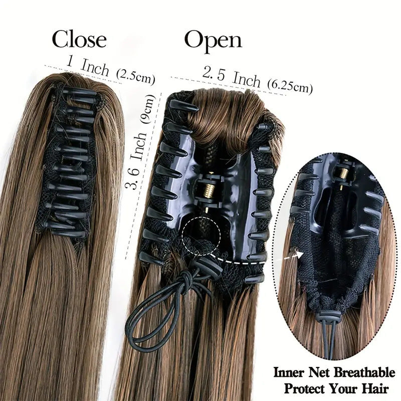 Long-length hair clip