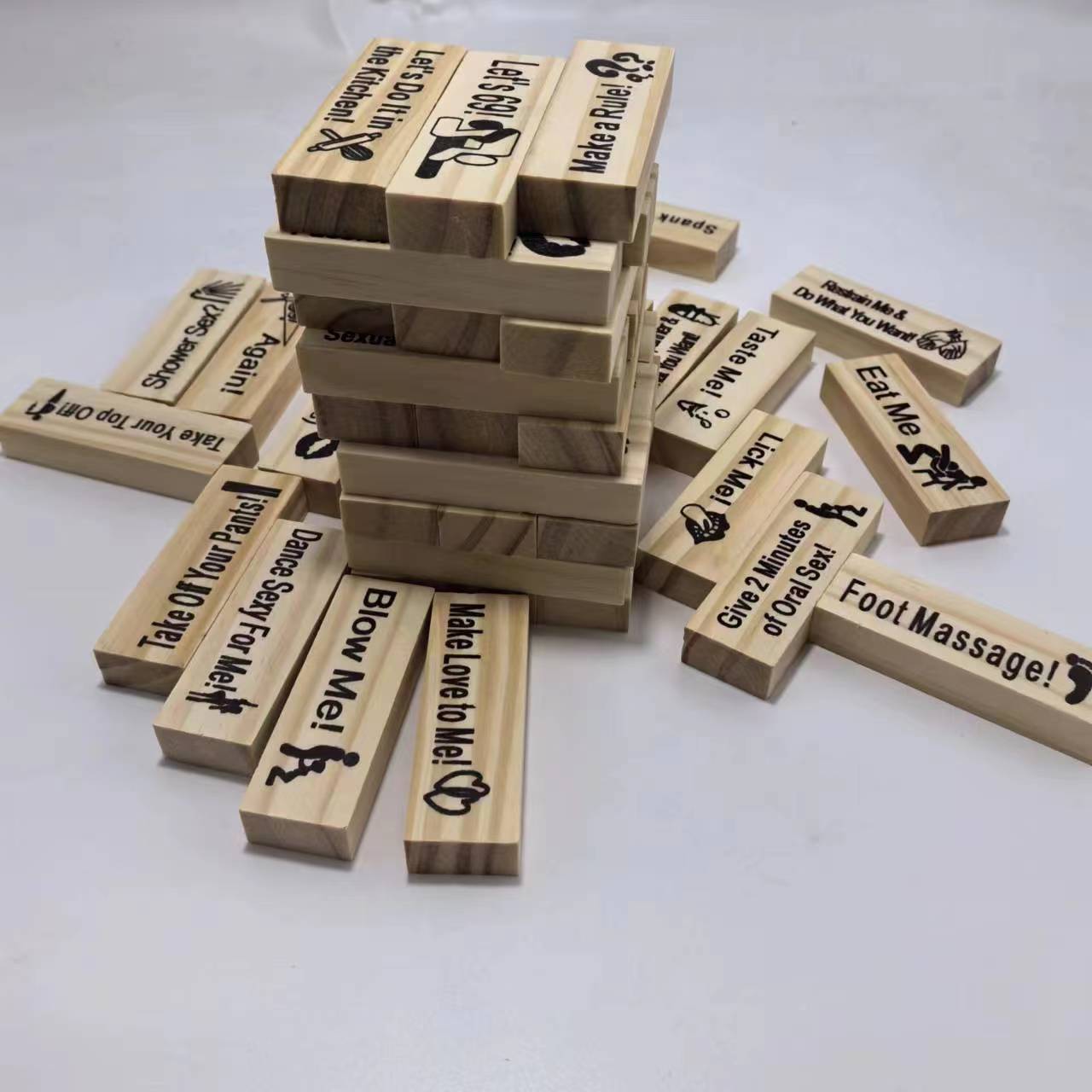 Wooden stacking blocks adult toys