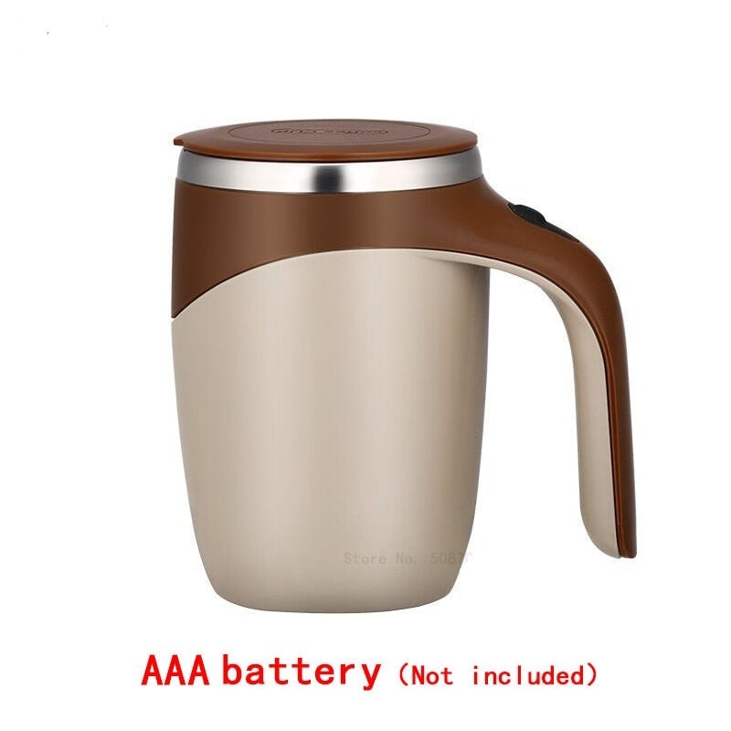 Automatic magnetic stirring coffee cup