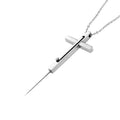 Steel Cross EDC Pendant Necklace