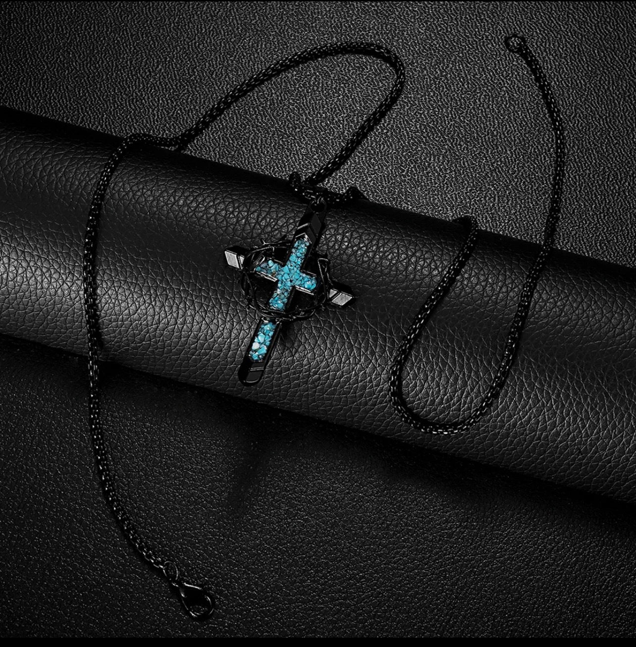 Crown of Thorns and Cross Necklace