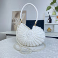 Hand-Crocheted Seashell Crossbody Bag