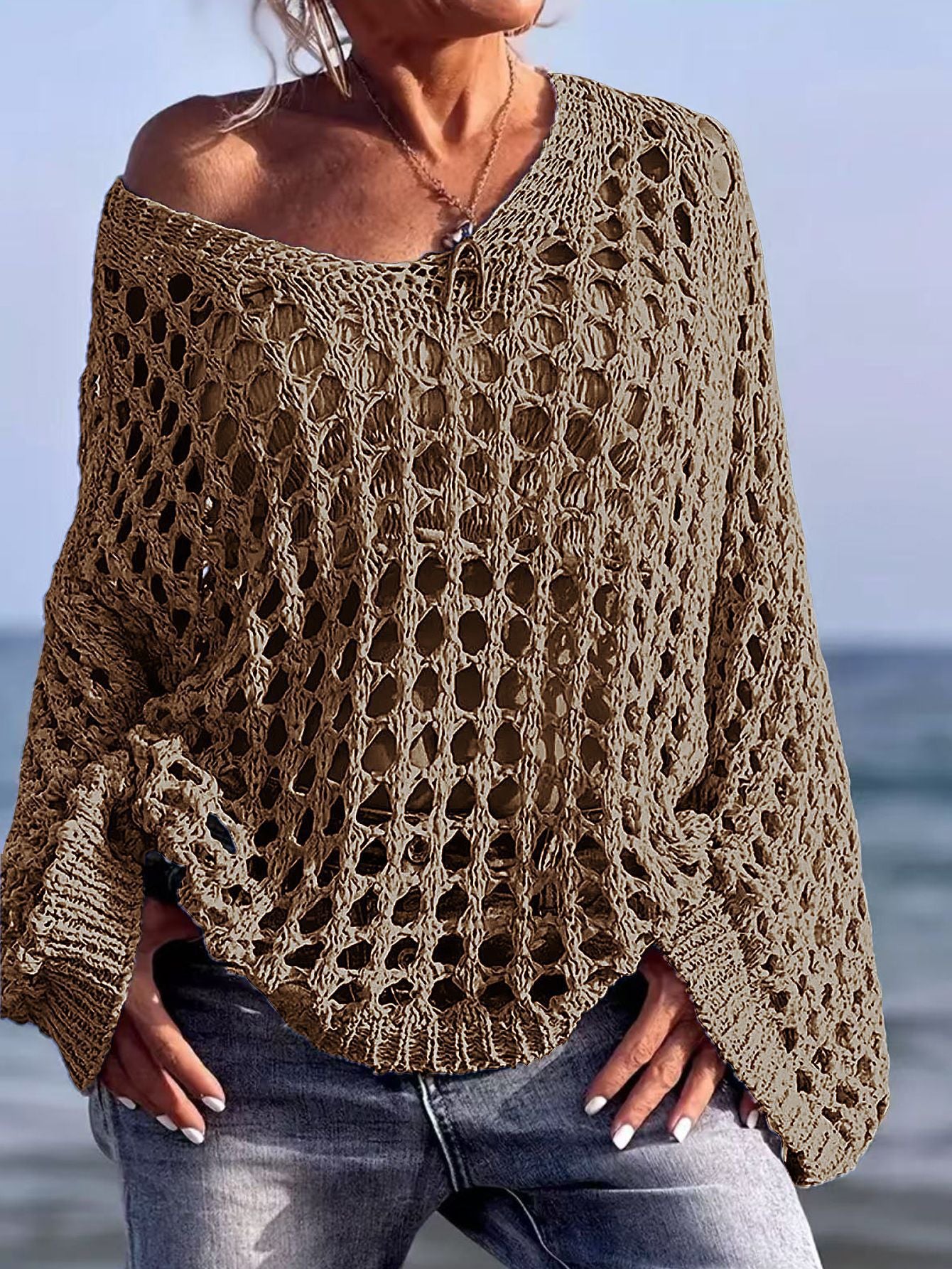 Beach Vacation Cover-up Top