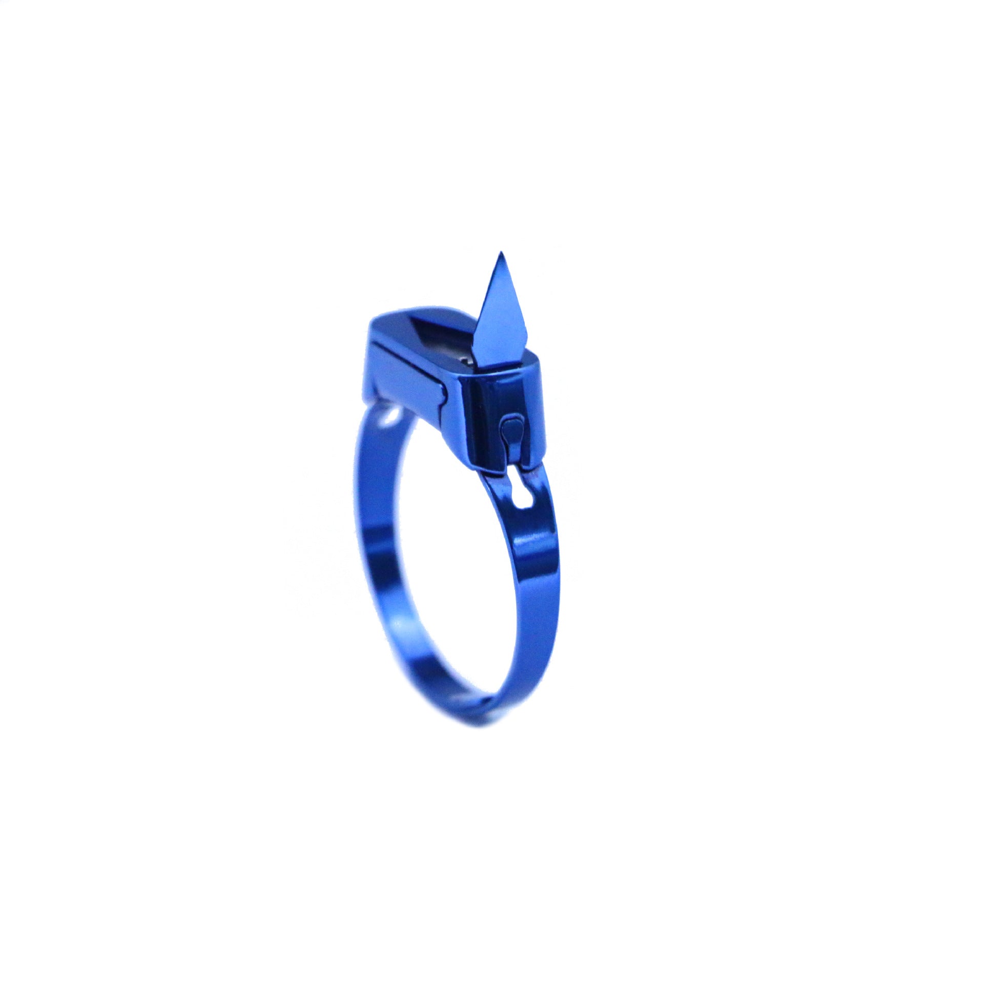 Stainless Steel Hidden Blade Self Defense Adjustable Ring