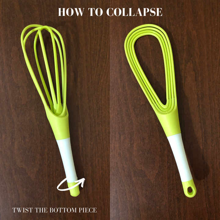 Collapsible 2-In-1 Balloon / Flat Whisk