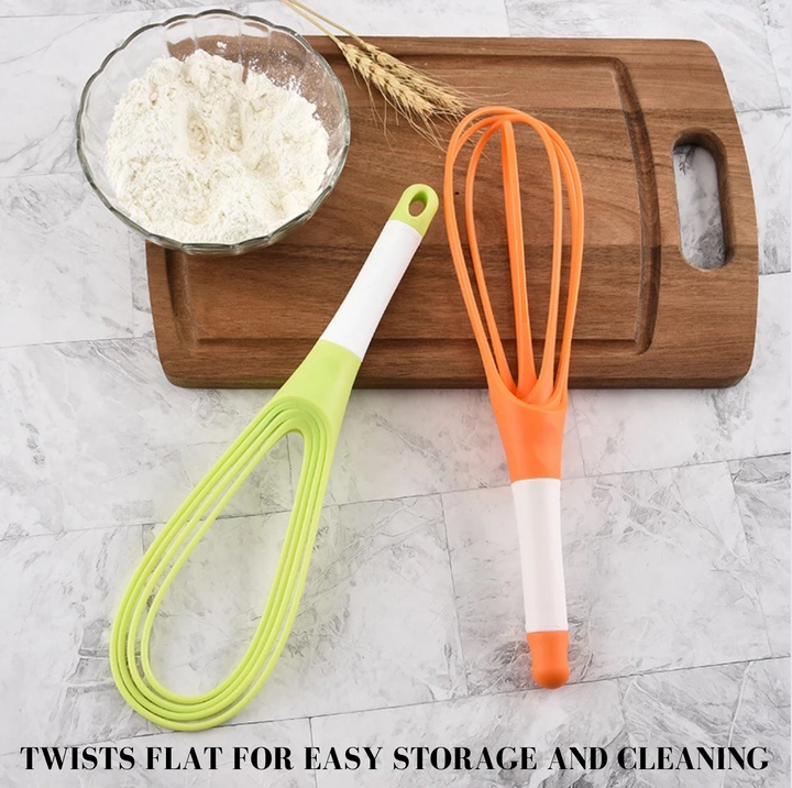 Collapsible 2-In-1 Balloon / Flat Whisk
