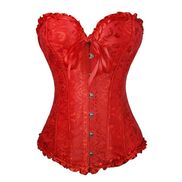 Vintage Lace Corset Top Bodice