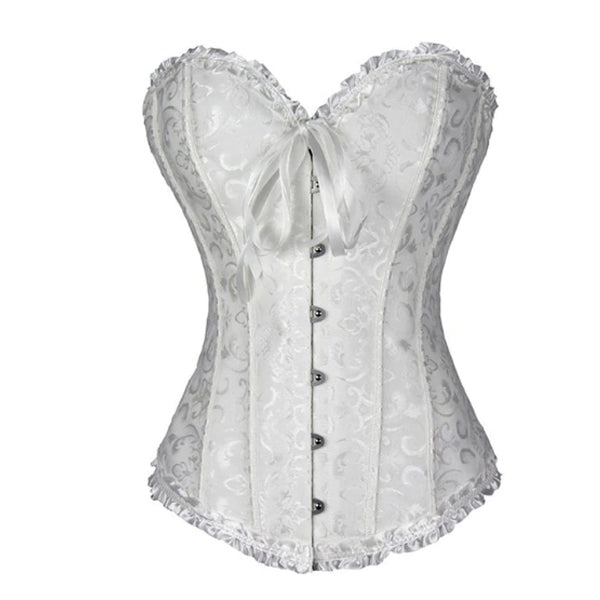 Vintage Lace Corset Top Bodice