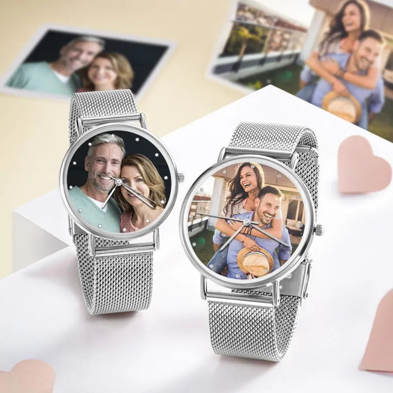 Personalized Engraved Photo Watch