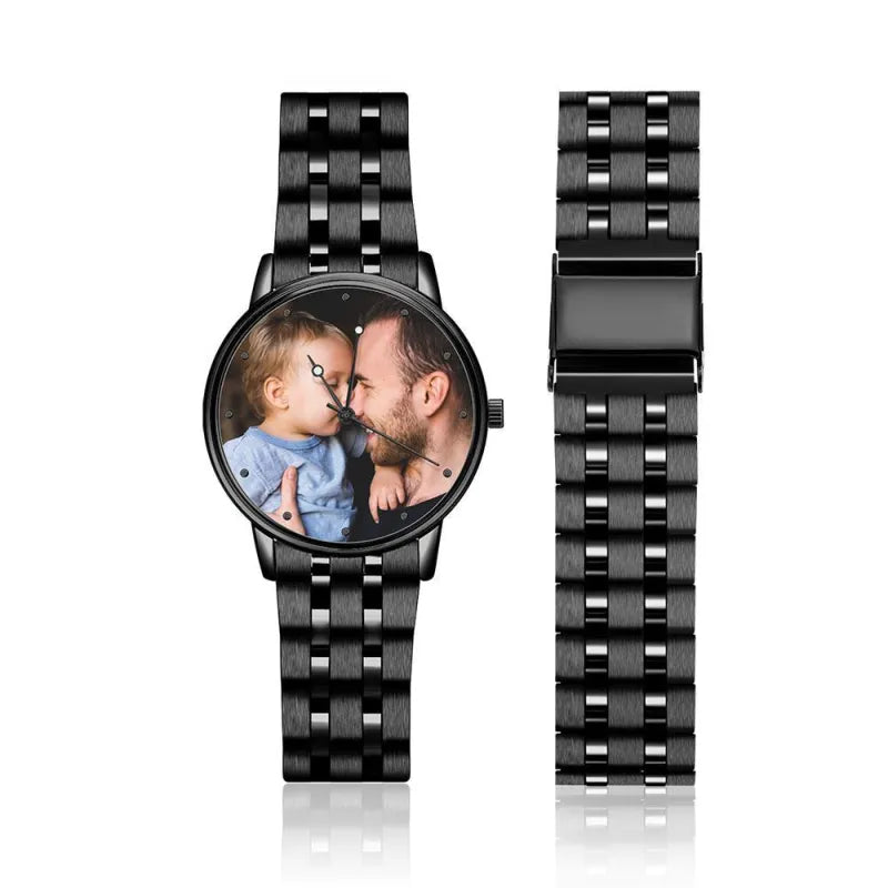 Watch with photo engraving