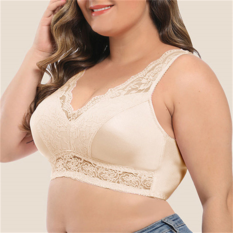 Lace-trimmed Tank Top Bra